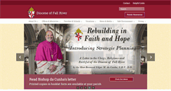 Desktop Screenshot of fallriverdiocese.org