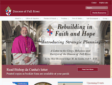 Tablet Screenshot of fallriverdiocese.org